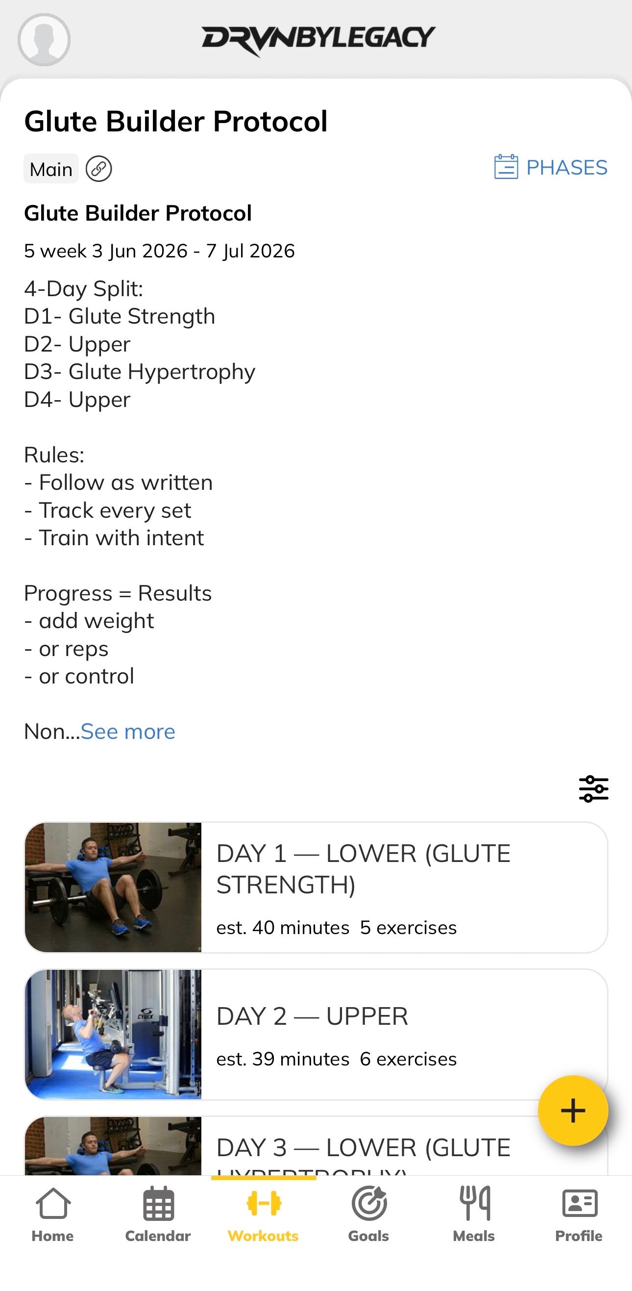 Glute Builder Protocol | Build Bigger, Stronger Glutes