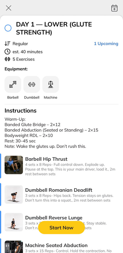 Glute Builder Protocol | Build Bigger, Stronger Glutes