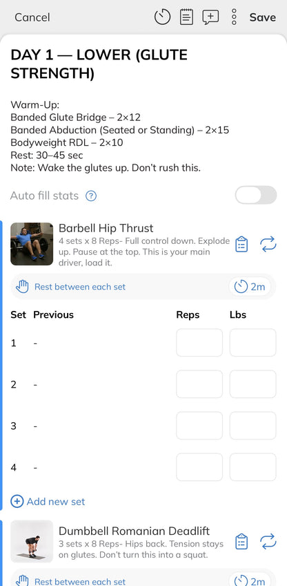 Glute Builder Protocol | Build Bigger, Stronger Glutes