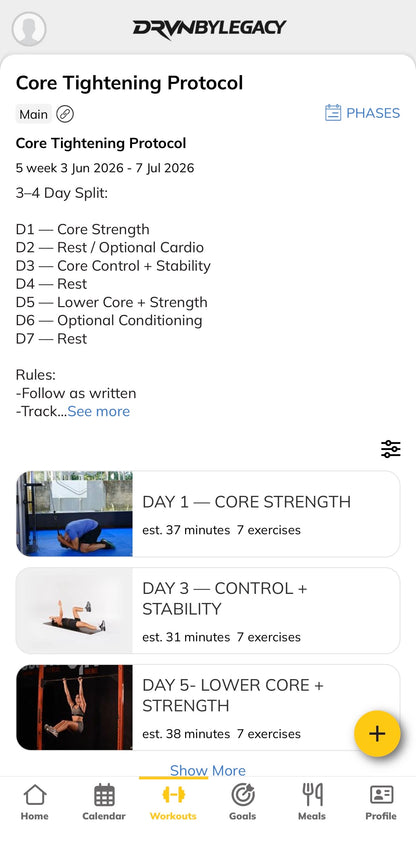 Core Tightening Protocol | Build a Stronger, Tighter Core